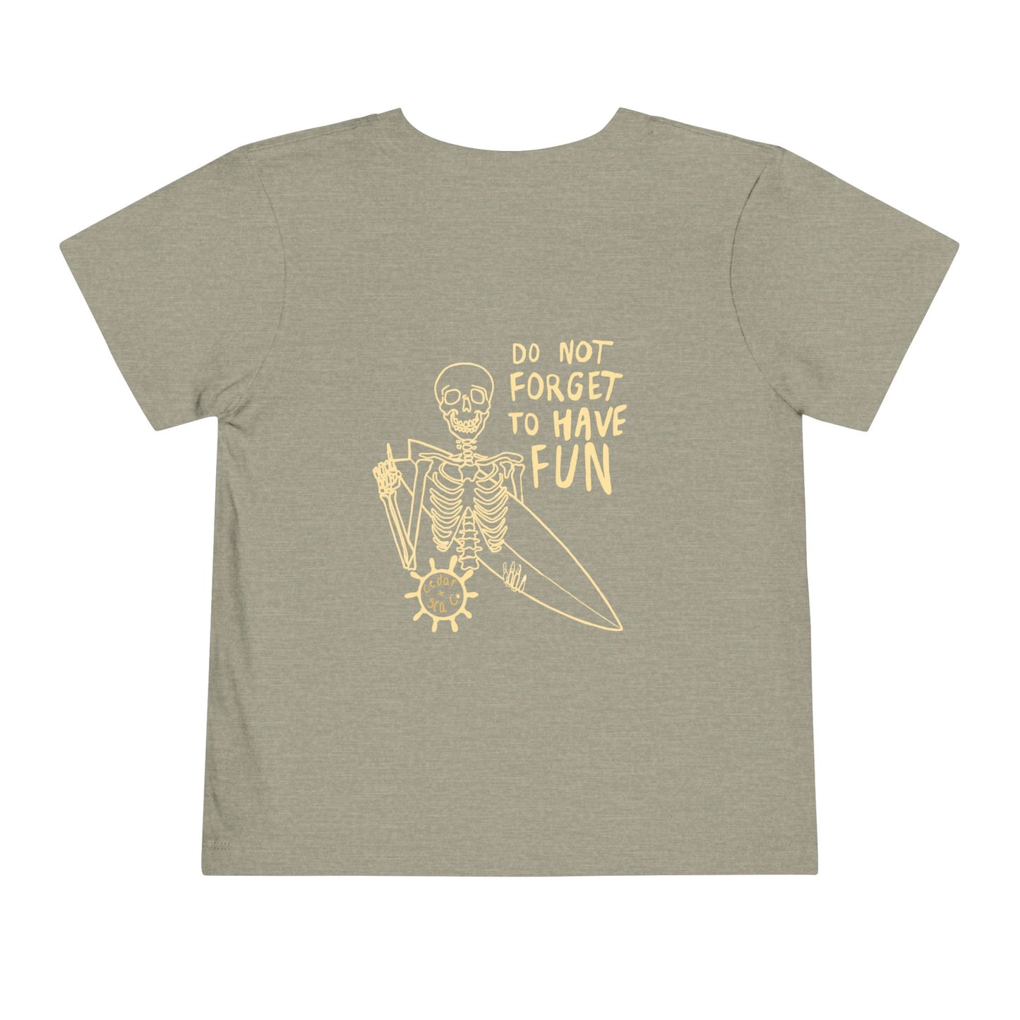 Toddler Very Fun Skeleton Tee