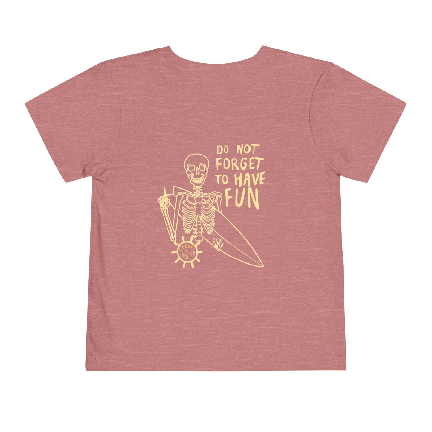Toddler Very Fun Skeleton Tee