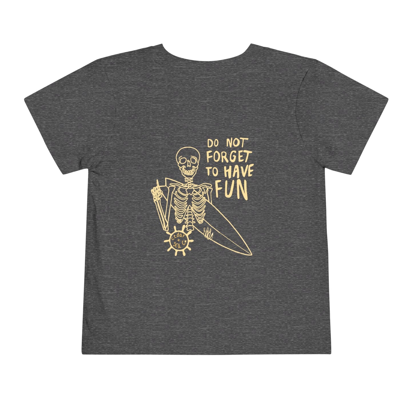 Toddler Very Fun Skeleton Tee