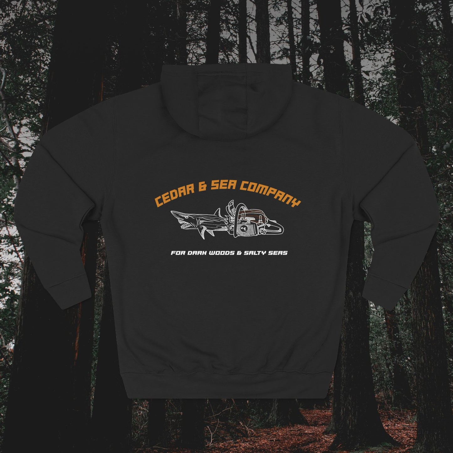 Chainshark Three-Panel Fleece Hoodie