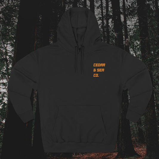 Chainshark Three-Panel Fleece Hoodie