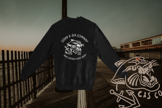 Old Punks Don't Die Unisex Urban Crewneck Sweatshirt